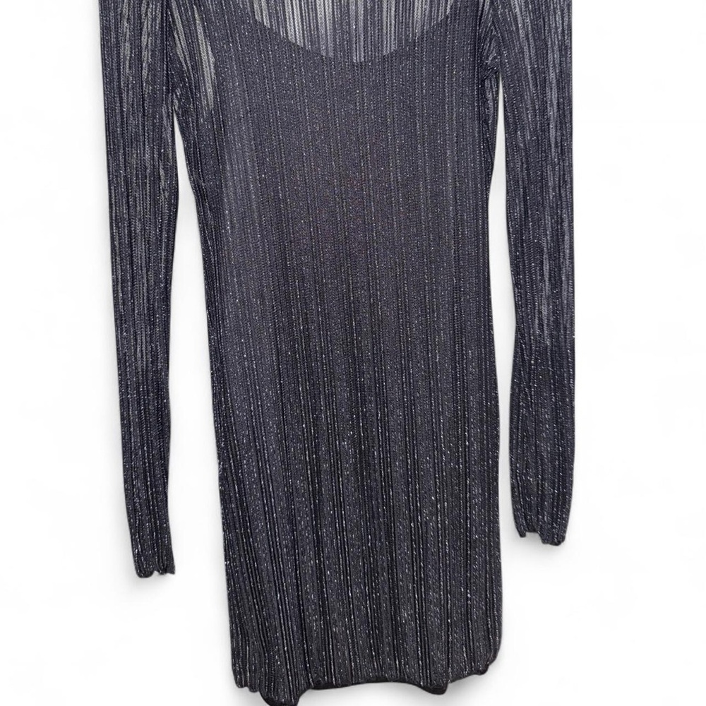 Elegant Black Long Sleeve Dress